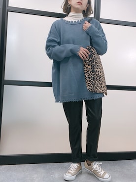 「ZOZOでしか買えない」｜「アイテム（アクセサリー）」を使った、ap retroさん（レディース・156cm）の秋コーディネート
