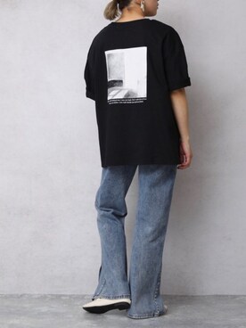 「ZOZOでしか買えない」｜「アイテム（パンツ）」を使った、ap retroさん（レディース・156cm）の春コーディネート