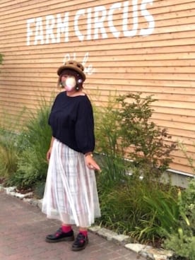 「道の駅」｜鮎さん（レディース・164cm）の夏コーディネート