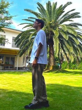 「KOMONO.（コモノ）のアイテム（サングラス）」を使った、TAさん（メンズ・178cm）の夏コーディネート