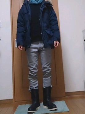 こうさん（メンズ・164cm）の冬コーディネート