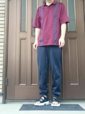 「FILA（フィラ）のアイテム（サンダル）」を使った、こうさん（メンズ・164cm）の夏コーディネート