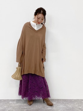 KANAさん（レディース・155cm）の秋コーディネート