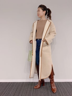 KANAさん（レディース・155cm）の冬コーディネート