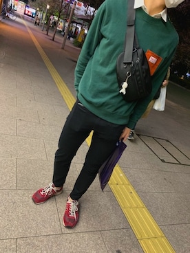 「SMITH'S（スミス）のアイテム（スウェット）」を使った、なおたろcpさん（メンズ・170cm）の春コーディネート