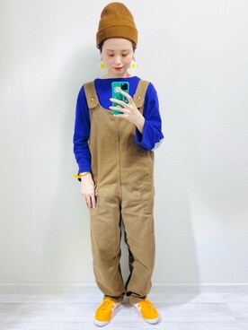 「MR.BOHO（ミスターボーホー）のアイテム」を使った、moratoriamu.さん（レディース・155cm）の春コーディネート