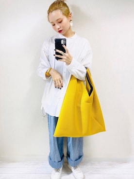 「MR.BOHO（ミスターボーホー）のアイテム」を使った、moratoriamu.さん（レディース・155cm）の秋コーディネート