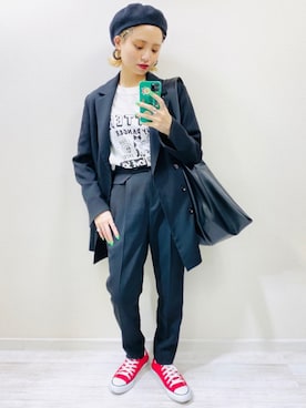 moratoriamu.さん(レディース・155cm)の春コーディネート