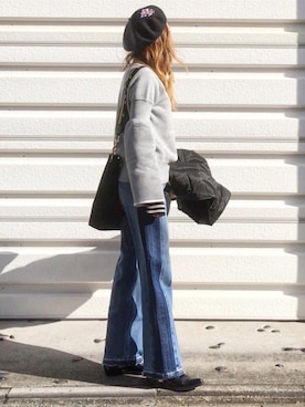 mueさん（レディース・158cm）の冬コーディネート