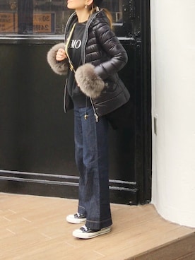 mueさん(レディース・158cm)の冬コーディネート