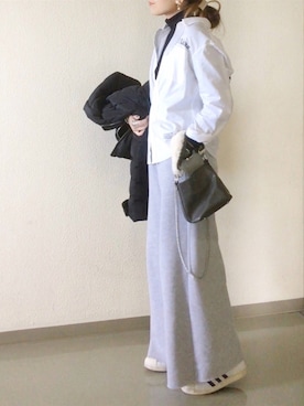 mueさん（レディース・158cm）の冬コーディネート