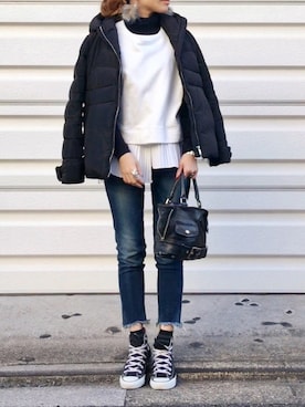 mueさん(レディース・158cm)の冬コーディネート