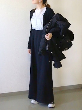 mueさん（レディース・158cm）の冬コーディネート