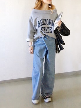 mueさん（レディース・158cm）の冬コーディネート