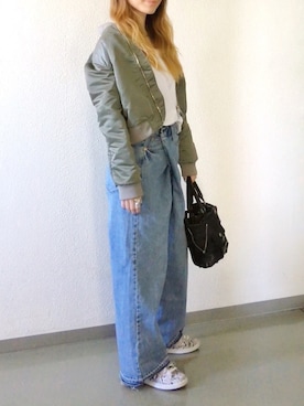 mueさん（レディース・158cm）の春コーディネート