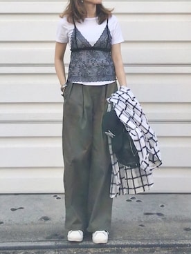 「Salon de la Trinite'/D'issy(サロン デュ ラ トリニーテ/ディッシー)のアイテム」を使った、mueさん(レディース・158cm)の春コーディネート