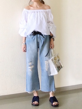 mueさん（レディース・158cm）の夏コーディネート