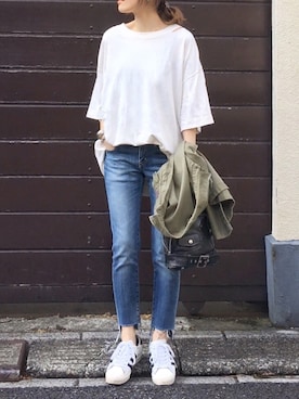 mueさん（レディース・158cm）の夏コーディネート