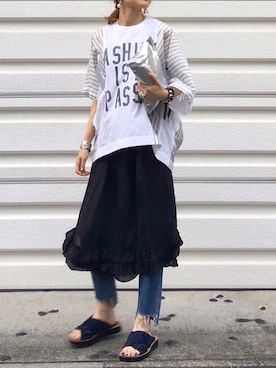 mueさん（レディース・158cm）の夏コーディネート