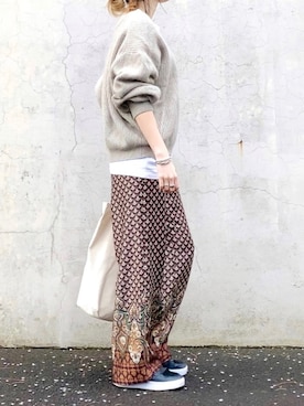 mueさん（レディース・158cm）の冬コーディネート