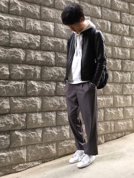 なつさん（メンズ・182cm）の冬コーディネート