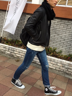 なつさん（メンズ・182cm）の冬コーディネート