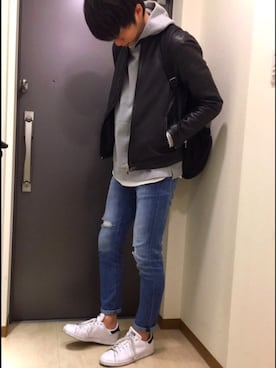 なつさん（メンズ・182cm）の春コーディネート