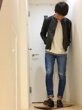 「URBAN RESEARCH（アーバンリサーチ）のアイテム（その他シューズ）」を使った、なつさん（メンズ・182cm）の春コーディネート