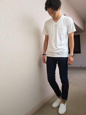 「NANO universe（ナノユニバース）のアイテム」を使った、なつさん（メンズ・182cm）の秋コーディネート