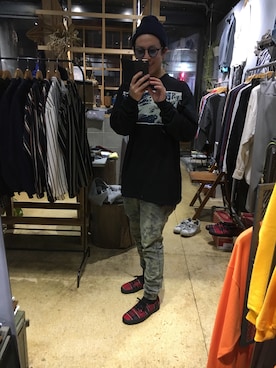 「VANS AUTHENTIC」｜じゅんさん（メンズ・172cm）の秋コーディネート