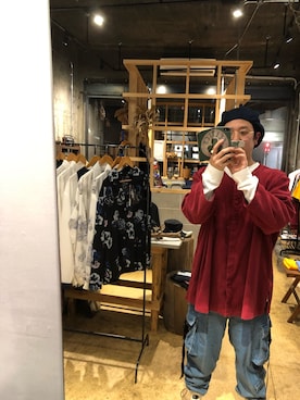 「Nothing special（ナッシングスペシャル）のアイテム」を使った、じゅんさん（メンズ・172cm）の春コーディネート