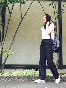 「squady（スカディー）のアイテム」を使った、ぱこさん（レディース・167cm）の夏コーディネート