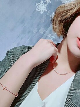 Rikako Tanakaさん（レディース・162cm）の夏コーディネート