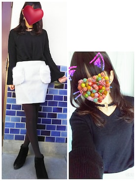 「KOBE LETTUCE」｜「アイテム（ブーティ）」を使った、やなぎさん（レディース・160cm）の冬コーディネート