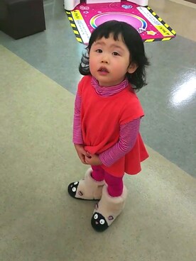 うりんこ。さん(キッズ・90cm)の冬コーディネート