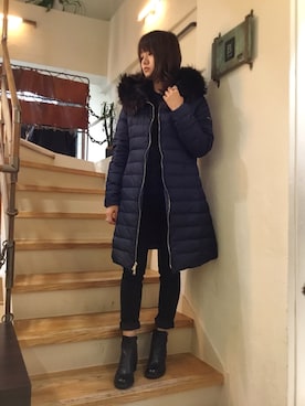「B'2nd（ビーセカンド）のアイテム（ジャケット/アウター）」を使った、Yukinob2ndさん（レディース・156cm）の秋コーディネート