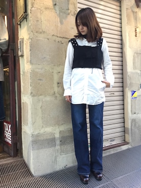 「CHRISTIAN DADA（クリスチャンダダ）のアイテム」を使った、Yukinob2ndさん（レディース・156cm）の冬コーディネート