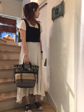 「CHRISTIAN DADA（クリスチャンダダ）のアイテム」を使った、Yukinob2ndさん（レディース・156cm）の春コーディネート