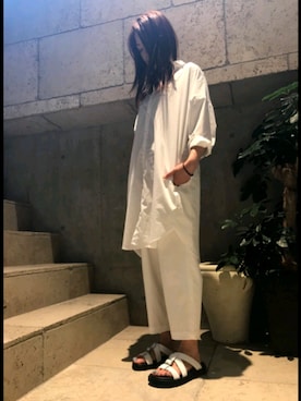 「ビーセカンド」｜「アイテム（その他シューズ）」を使った、Yukinob2ndさん（レディース・156cm）の夏コーディネート