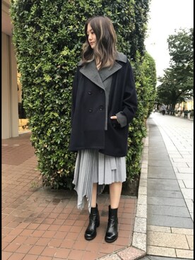 「Yasutoshi Ezumi（ヤストシエズミ）のアイテム（ジャケット/アウター）」を使った、Yukinob2ndさん（レディース・156cm）の夏コーディネート