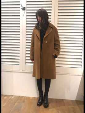 「B'2nd（ビーセカンド）のアイテム（ジャケット/アウター）」を使った、Yukinob2ndさん（レディース・156cm）の冬コーディネート