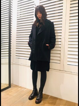 「B'2nd（ビーセカンド）のアイテム（ジャケット/アウター）」を使った、Yukinob2ndさん（レディース・156cm）の冬コーディネート