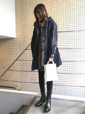 「TATRAS」｜「アイテム（シャツ/ブラウス）」を使った、Yukinob2ndさん（レディース・156cm）の冬コーディネート