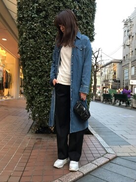 「アトランティックスターズ」｜「アイテム（バッグ）」を使った、Yukinob2ndさん（レディース・156cm）の冬コーディネート