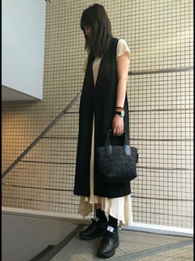 「CHRISTIAN DADA（クリスチャンダダ）のアイテム」を使った、Yukinob2ndさん（レディース・156cm）の夏コーディネート