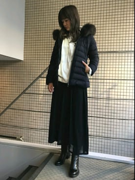 「TATRAS」｜「アイテム（その他シューズ）」を使った、Yukinob2ndさん（レディース・156cm）の秋コーディネート