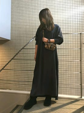 「surt（サート）のアイテム（ワンピース/ドレス）」を使った、Yukinob2ndさん（レディース・156cm）の秋コーディネート