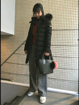 「TATRAS」｜「アイテム（財布/小物）」を使った、Yukinob2ndさん（レディース・156cm）の秋コーディネート