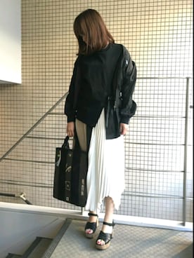 「TATRAS」｜「アイテム（サンダル）」を使った、Yukinob2ndさん（レディース・156cm）の春コーディネート