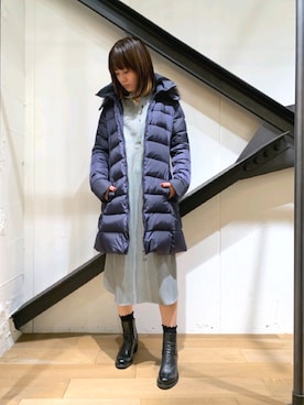 「TATRAS」｜「アイテム（ワンピース/ドレス）」を使った、Yukinob2ndさん（レディース・156cm）の秋コーディネート